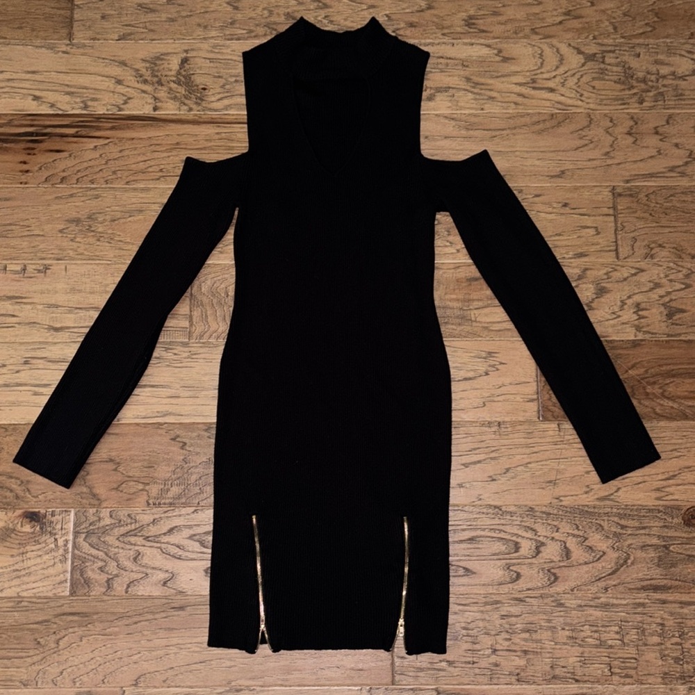 Material Girl Sexy Black Dress